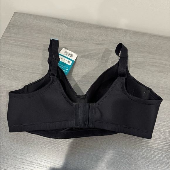 Vanity Fair Wire Free Smoothing Black 40C Full Figure Bra - Picture 4 of 8
